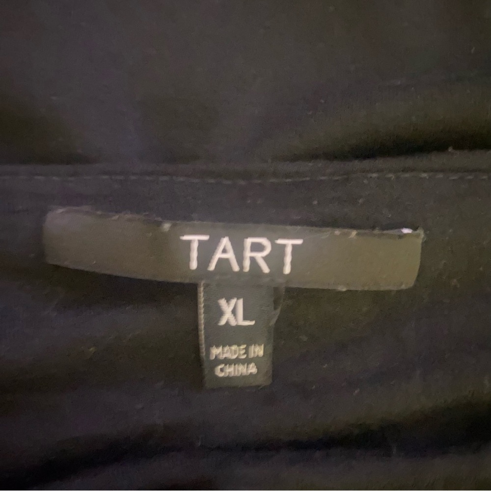 Tart Black One-Shoulder Tank Top GUC XL - Picture 3 of 4